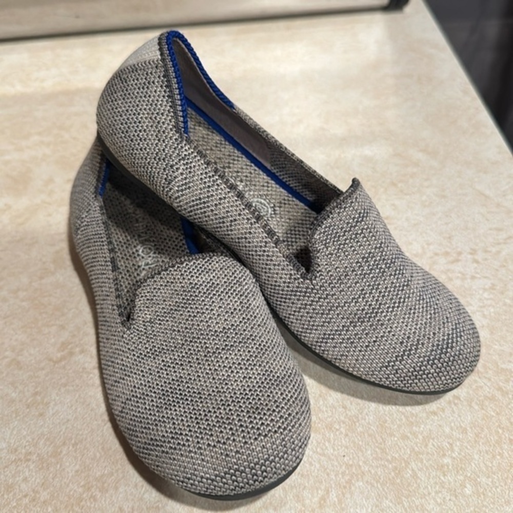 Rothy’s The Kids Loafer gray blue Heather Toddler Girl’s Size‎ K12